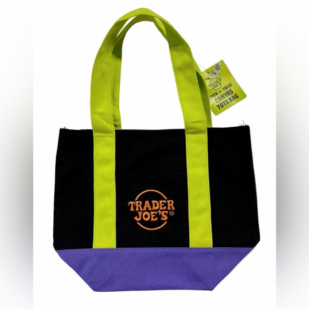 NWT Trader Joe's 2025 Mini Canvas Tote Bag